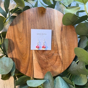 Mini Mushroom Lightweight Earrings- JanellCoByHannah