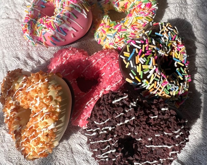 Sprinkled Donut Magnets