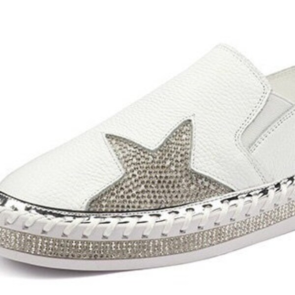 bling slip on shoes