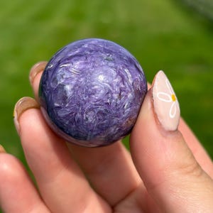 Charoite Sphere