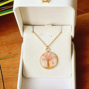 Collier personnalisé avec mèche cheveux arbre de vie - bijoux souvenir prénom - enfant bébé adulte - cadeau personnalisable femme