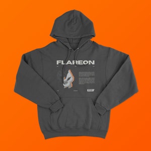 Fire-type Graphic Hoodie