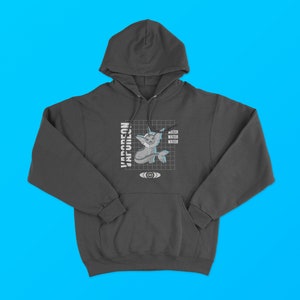 Water-type Graphic Hoodie