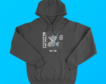 Water-type Graphic Hoodie