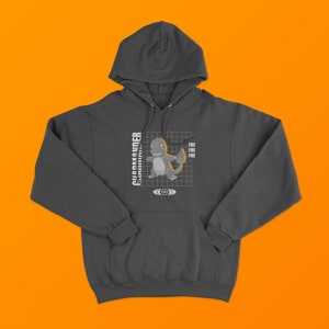 Fire-type Graphic Hoodie