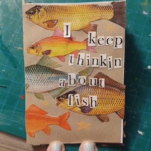 Zine- &quot;Ich denke immer an Fisch&quot; - Mini Zine