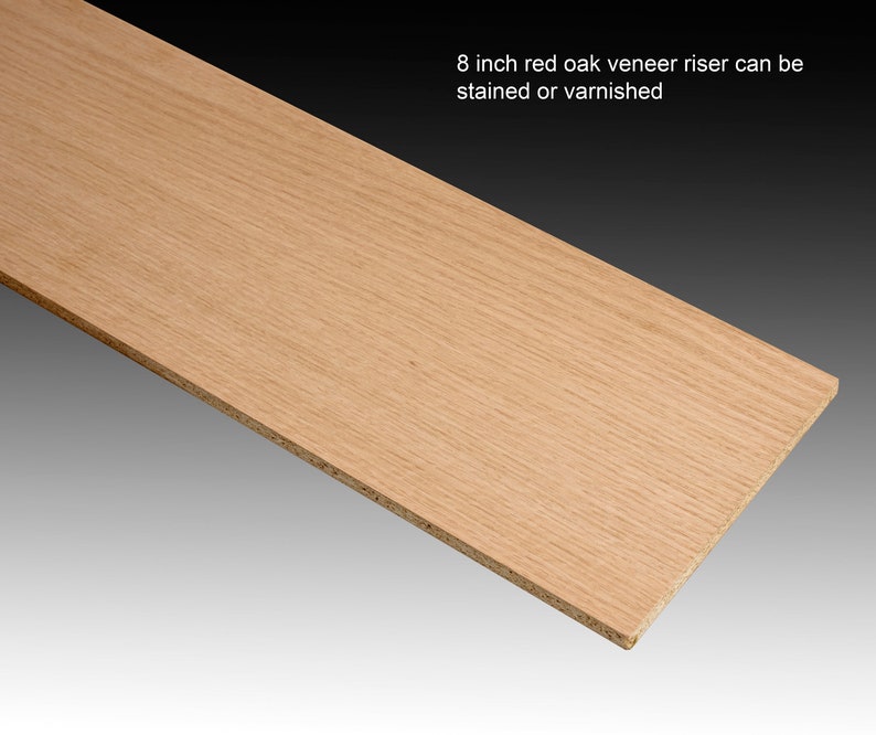 Stair Tread Risers Red Oak White Oak Hard Maple Ready to Etsy