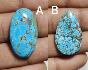 Natuurlijke AAA + kwaliteit Tibetaanse turquoise mix vorm cabochon edelsteen. Tibetaanse Turquoise mix Cab, AAA Turquoise Cabochon voor het maken van sieraden