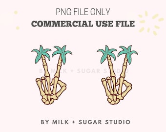 Skeleton Hands PNG | Palm Tree png | Skeleton Palm Tree DIGITAL DOWNLOAD