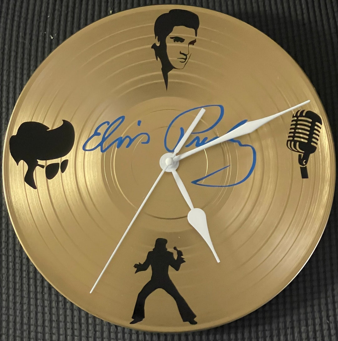 Elvis Presley Clock Etsy