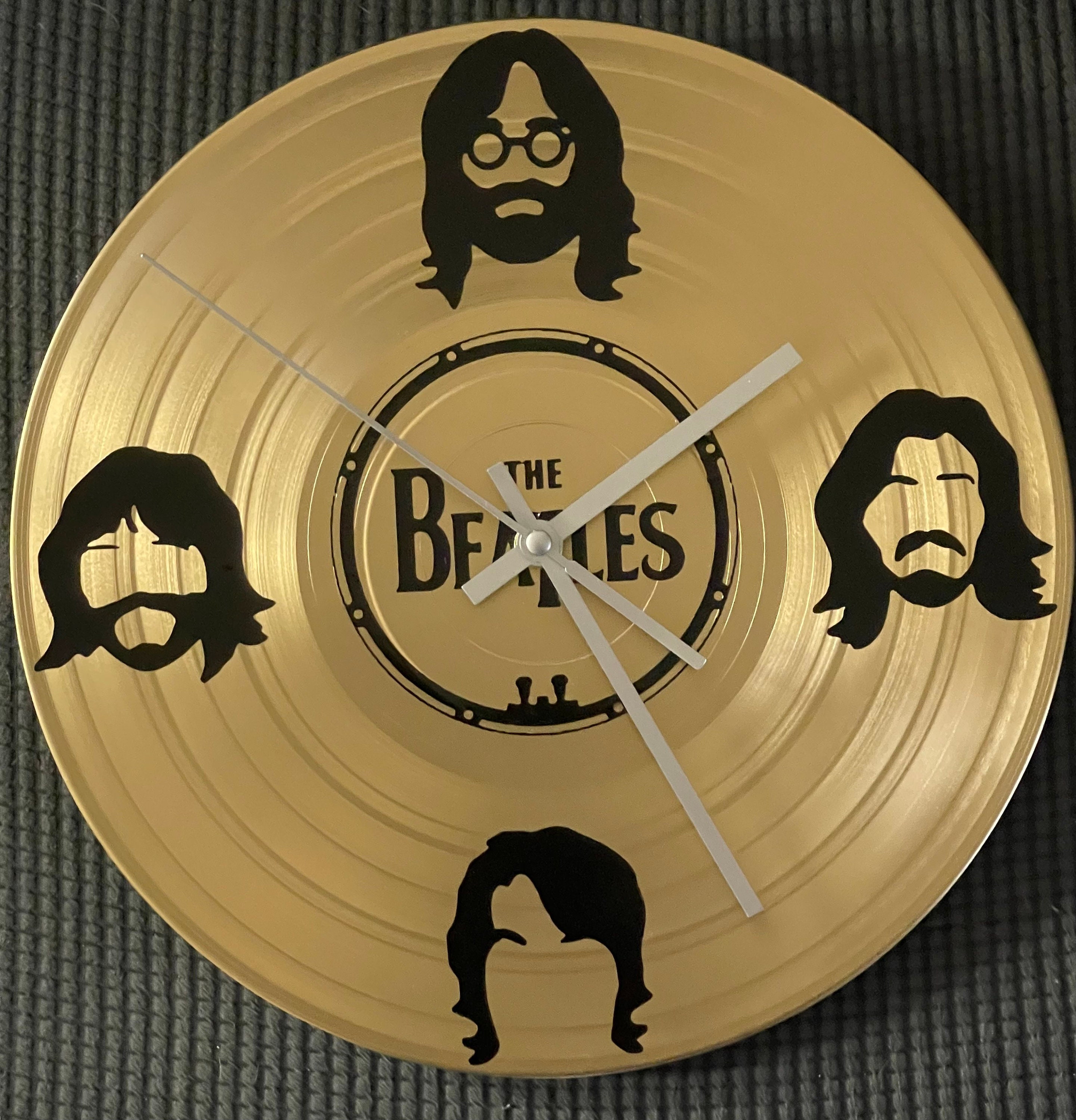 The Beatles Clock Etsy
