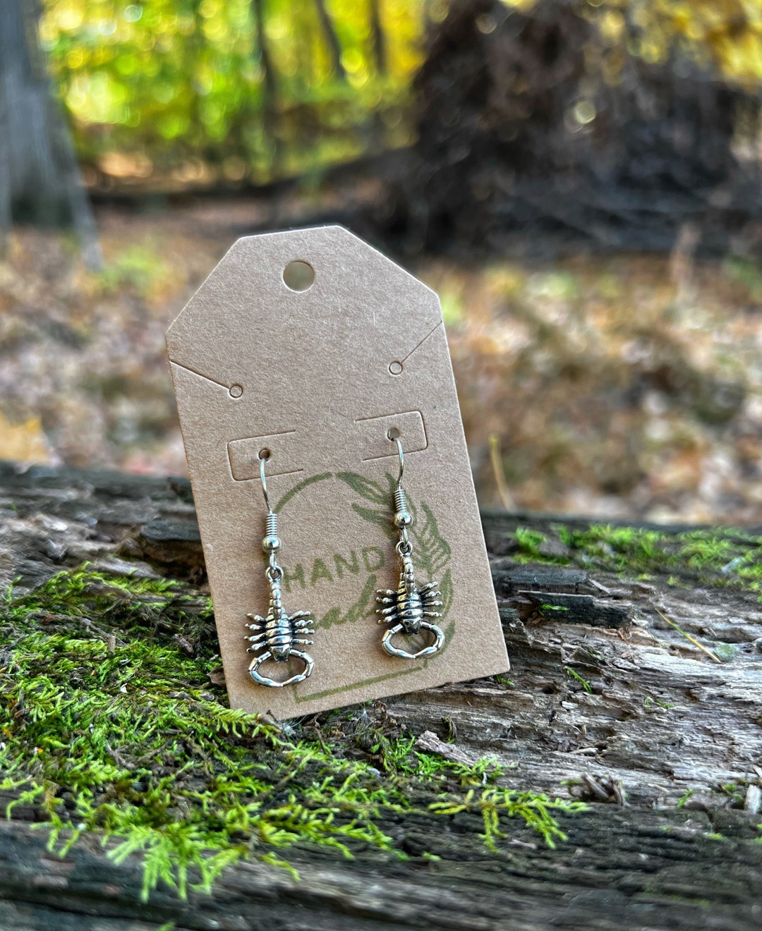 Sterling Silver Scorpion Earrings, Silver Scorpio Earrings, Scorpio ...