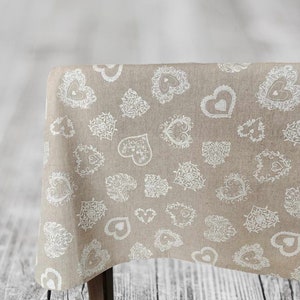Cotton Coated Oilcloth Tablecloth Rectangle, Beige Tablecloth, Waterproof/Oil-Proof, Heavy Duty Oil Spill Proof Stain Resistant Table Cover
