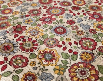 French Country Floral Tablecloth: Coated Cotton Blend, Spill Proof