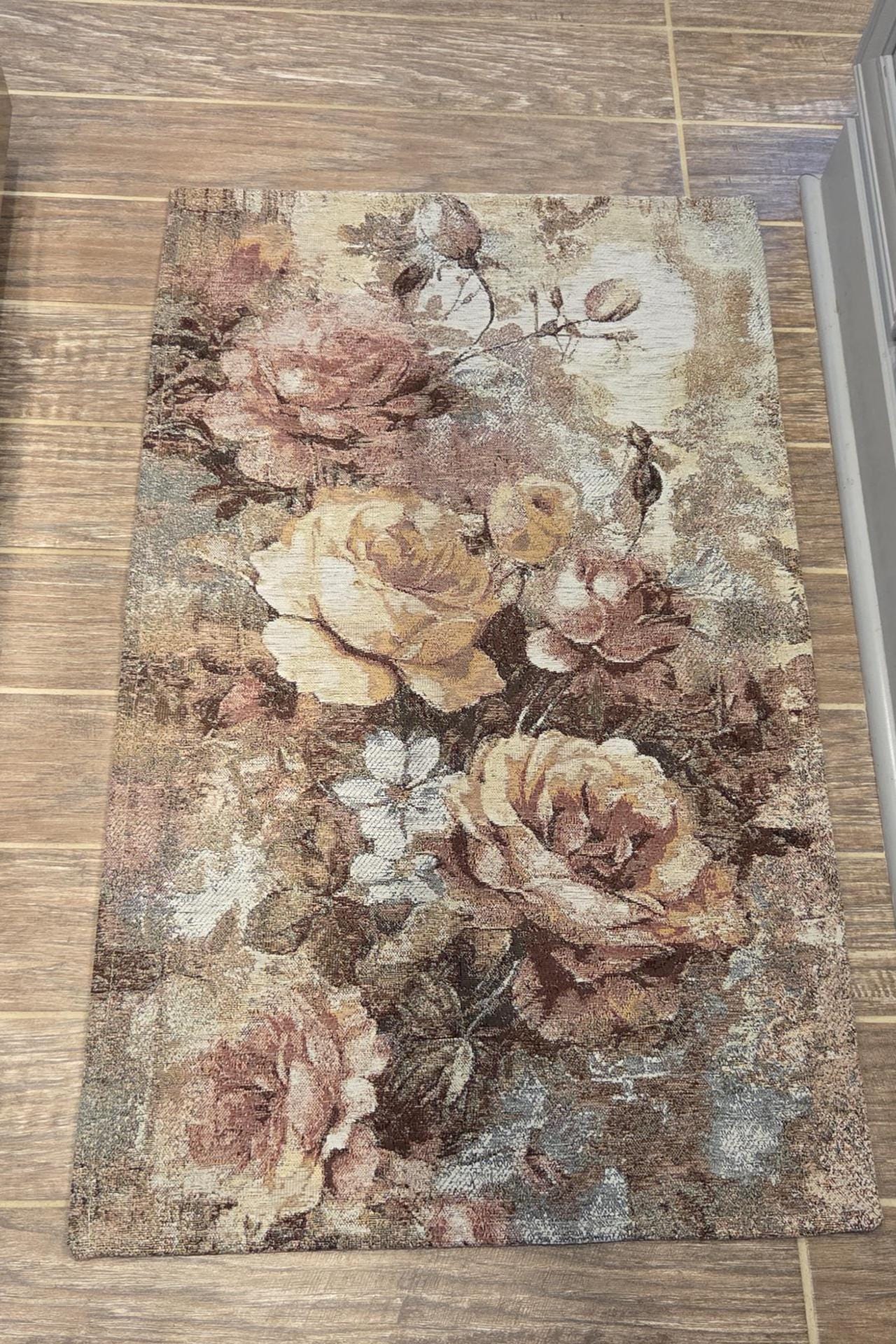 Vintage Rose Area Rug - Etsy
