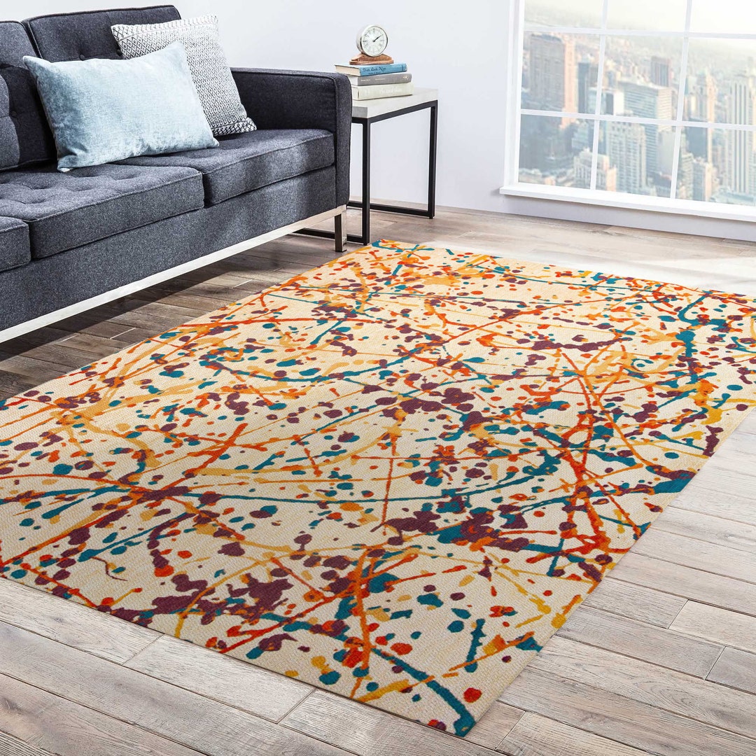 Modern Eclectic Rugs Eclectic Decor Modern Area Rug Contemporary Carpet - Etsy