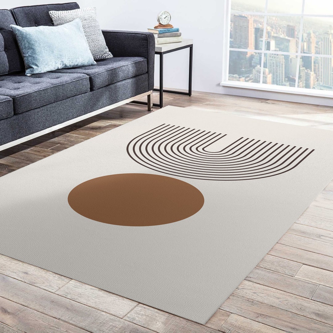 Mid Century Art, Abstact Rug, Kids Rug, Home Design, Modern Rug, Swan ...