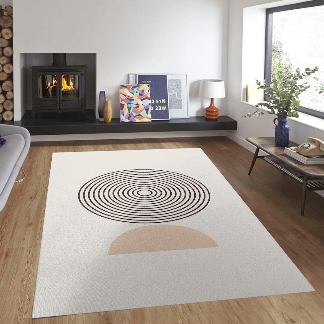 Modern Decor, Art Gallery, Decorations for Home, Abstract Rug, Abstract Modern Rug, Hand Drawn