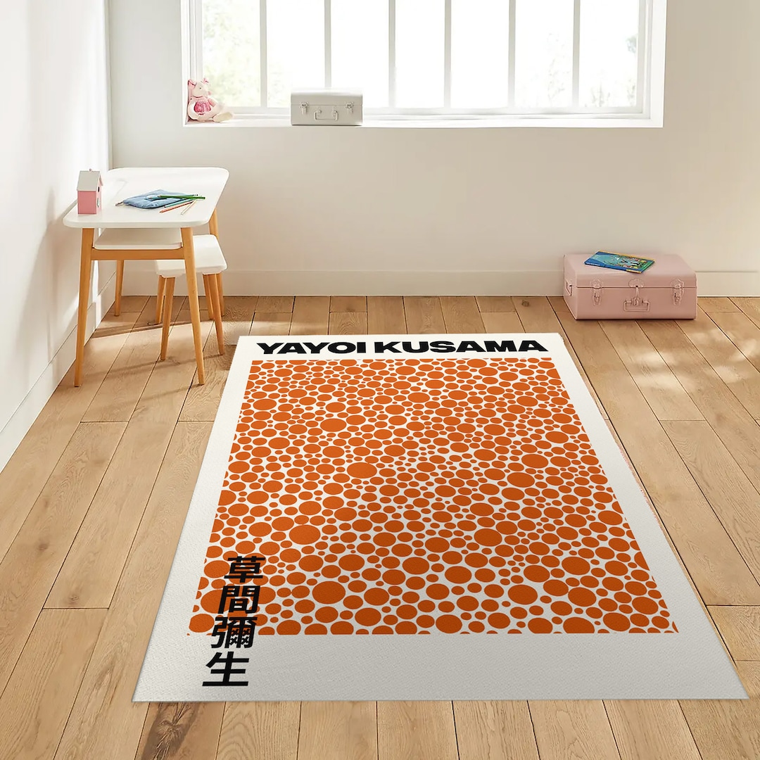 Modern Japanese Wall Art, Kusama Print, Japanese Art Print, Yayoi Art