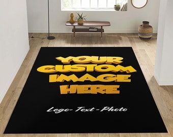 Custom Rug, Custom Photo Carpet, Photo Print carpet, Personalized Rug, Themed Rug, Custom Gift Carpet, Personalized Gift, Logo Rug