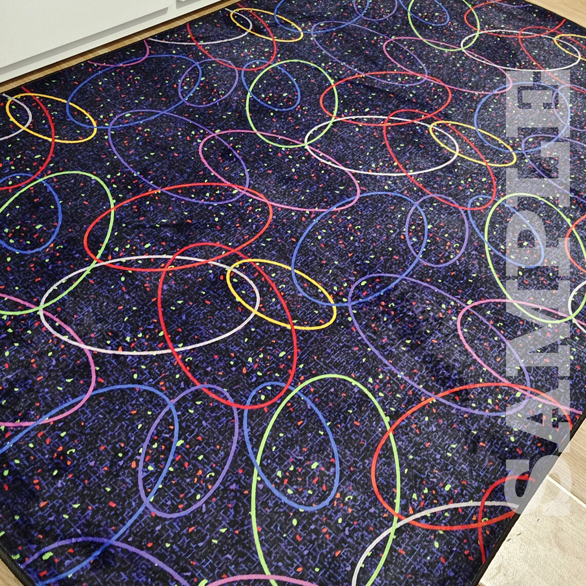 90s Arcade Rug Retro Home Theater Carpet Nonslip Washable Etsy