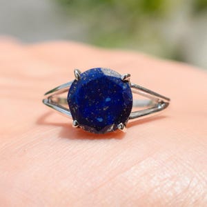 Lapis Lazuli Ring, Handmade Ring, 925 Sterling Silver Ring, Lapis Silver Ring, 925 Solid Sterling Silver Ring, Boho Ring, Ring for Women.