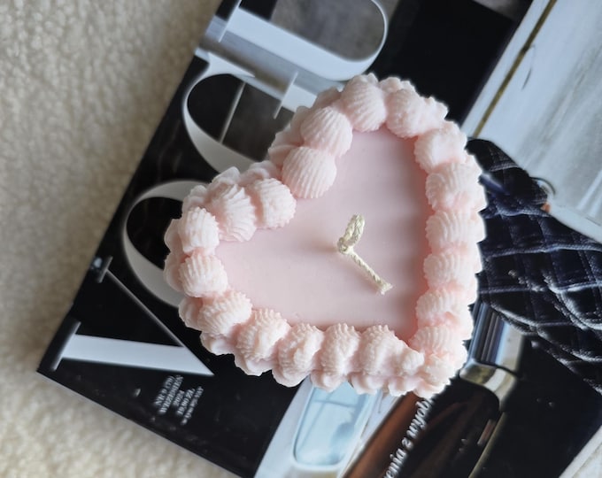 Świeca sojowa HEART CAKE