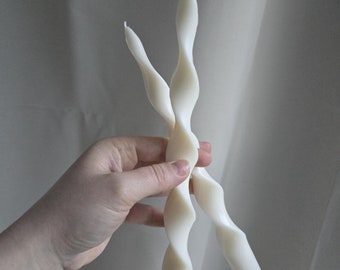 Świeca sojowa SPIRAL CANDLESTICK