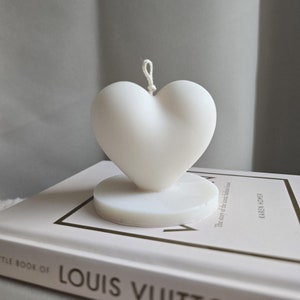 Candela di soia BIG HEART, soia kerze, Herz | meacandela.com