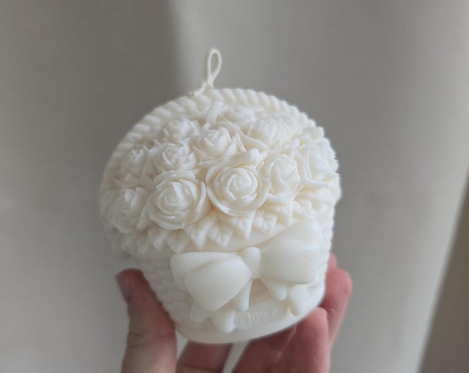 Świeca sojowa BASKET OF ROSES