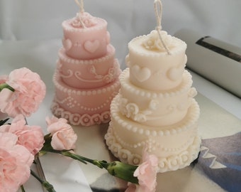 Świeca sojowa WEDDING CAKE