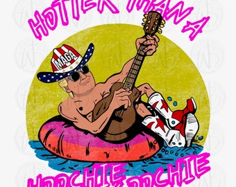 más caliente que un hoochie coochie presidente trump descarga digital png