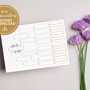 5 Generation, Family Tree Chart, Family Tree Template, Ancestral, Genealogy Research, Printable Family Tree, Blank download Tree, Pedigree