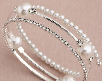 Faux Pearl Bracelet