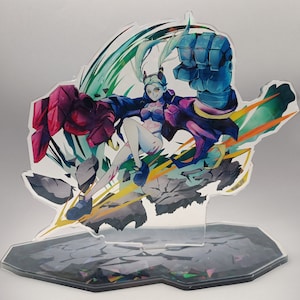 Cyberpunk Edgerunners Acrylic Standee | Double Sided Cracked Holographic | Rebecca