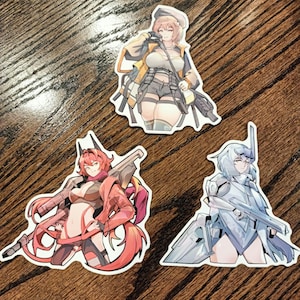 Red Hood Anis Schneewittchen Aufkleber Matte Vinyl | Nikkee Göttin des Sieges