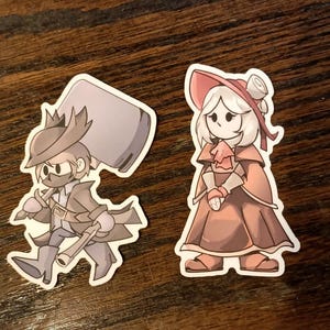 Der Jäger, Die Puppe | Bloodbunden Paper Mar*o Style Sticker