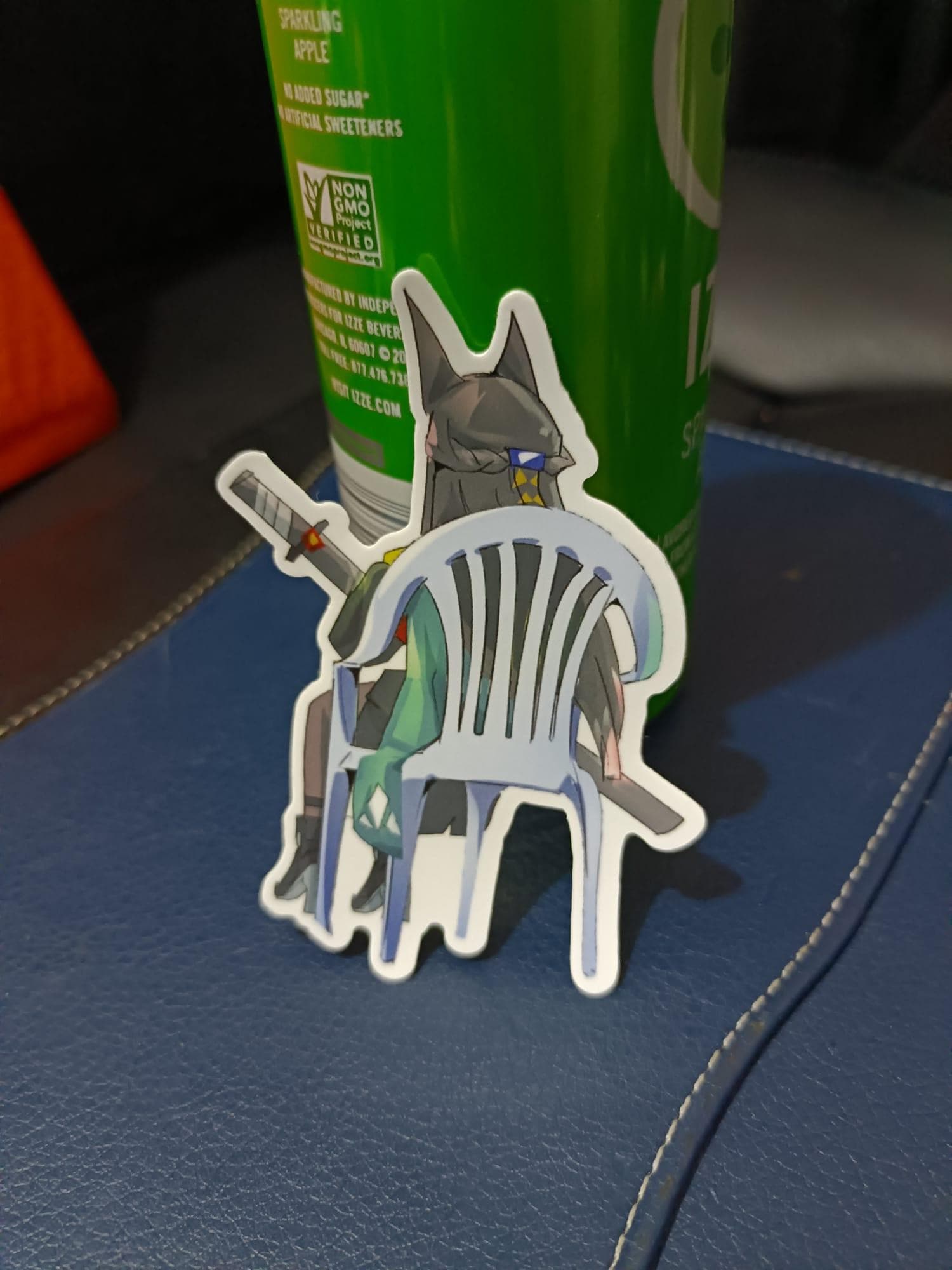 Myabi Chair Razer Miyabi in a Chair | Zenless Zone Zero Sticker - Etsy