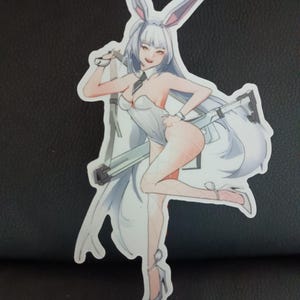 Blanc Noir Stickers Matte Vinyl | Nikke Goddess of Victory
