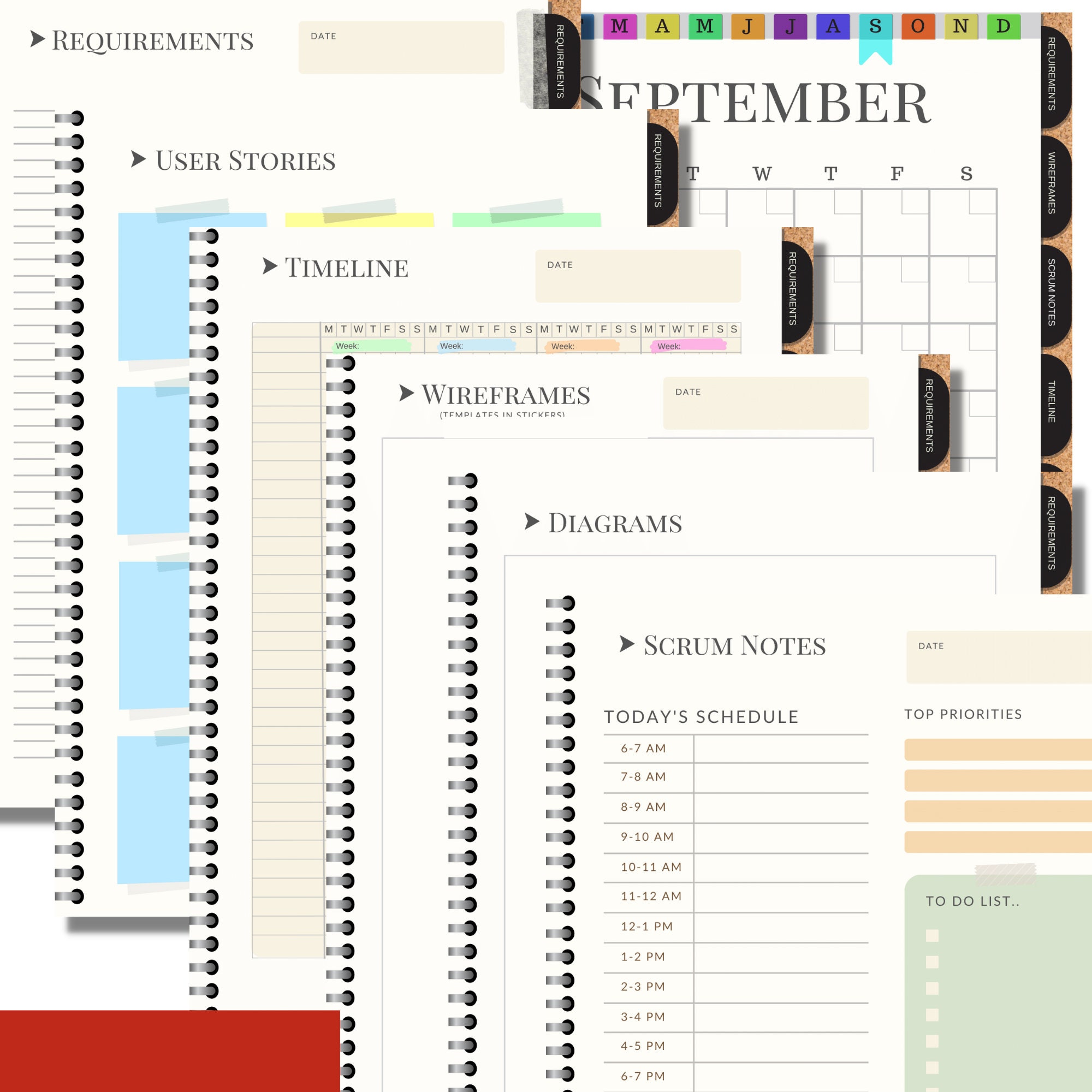 The Software Developer's Digital Planner - for Use With Any Digital ...