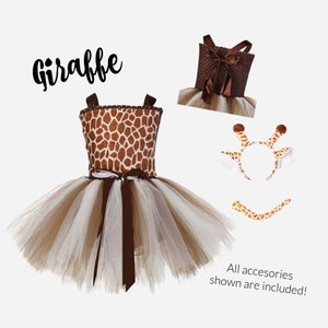 Giraffe Halloween Costume, Giraffe Tutu Dress, Halloween Costume, Tulle Costume, Zoo Costume, Adult Costume
