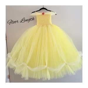 Belle Halloween Costume, Belle Tutu Dress, Halloween Costume, Tulle Costume, Beauty and the Beast Inspired