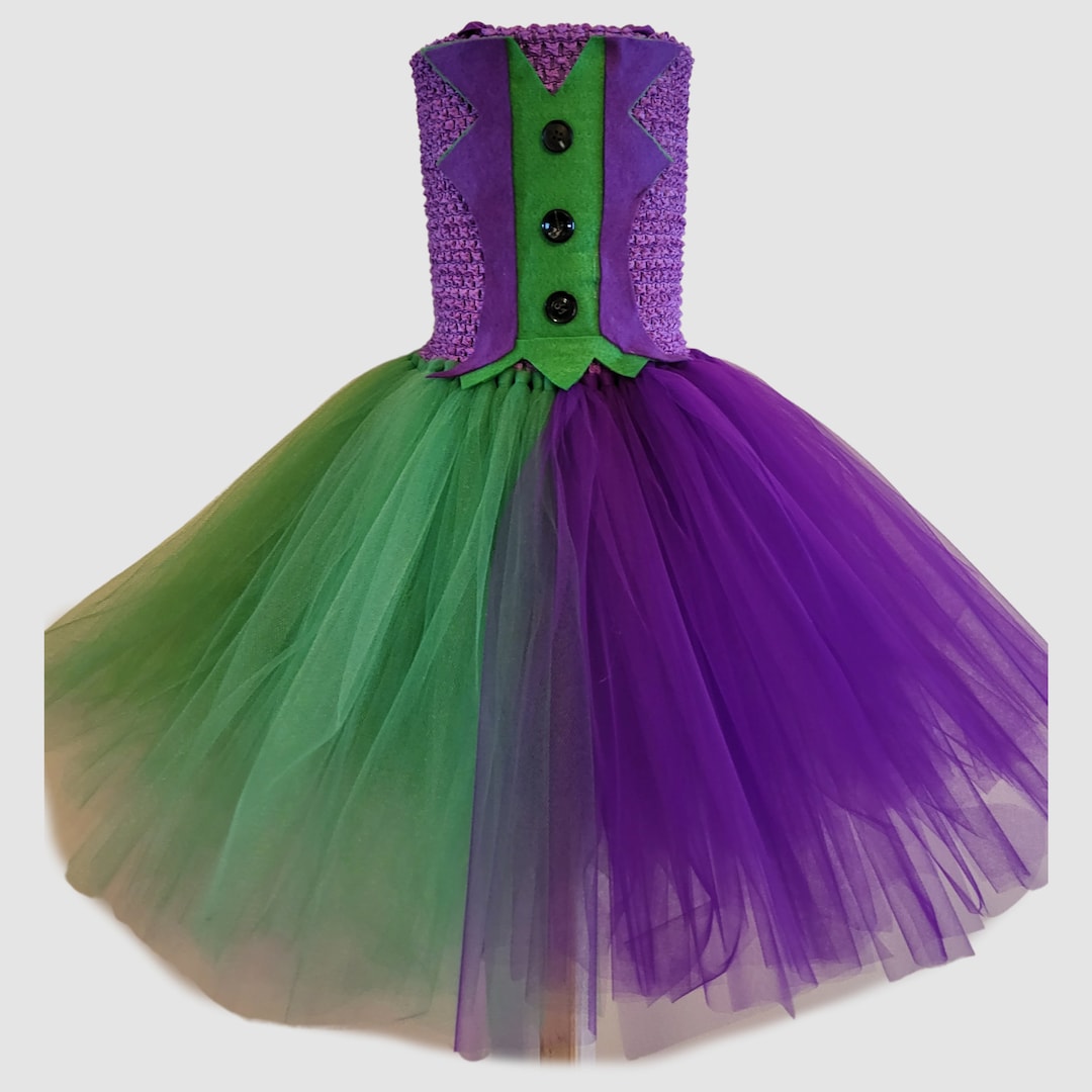 Joker Halloween Costume, Joker Tutu Dress, Halloween Costume, Suicide ...
