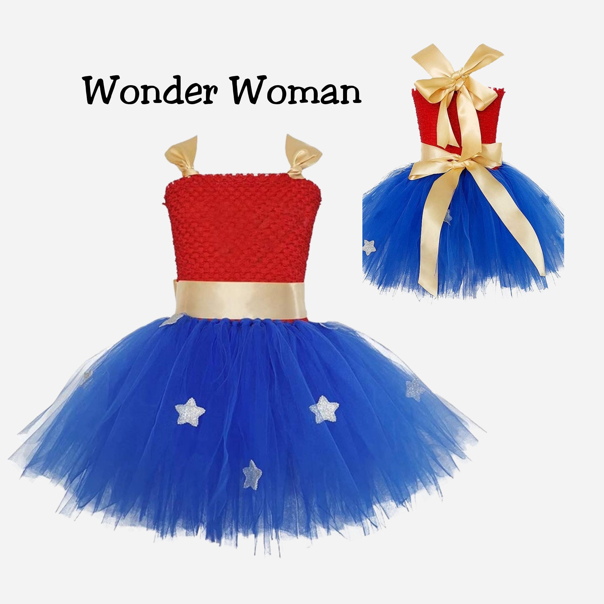 Superhero Halloween Costume/ Wonder Woman Inspired Dress/ Tutu Etsy