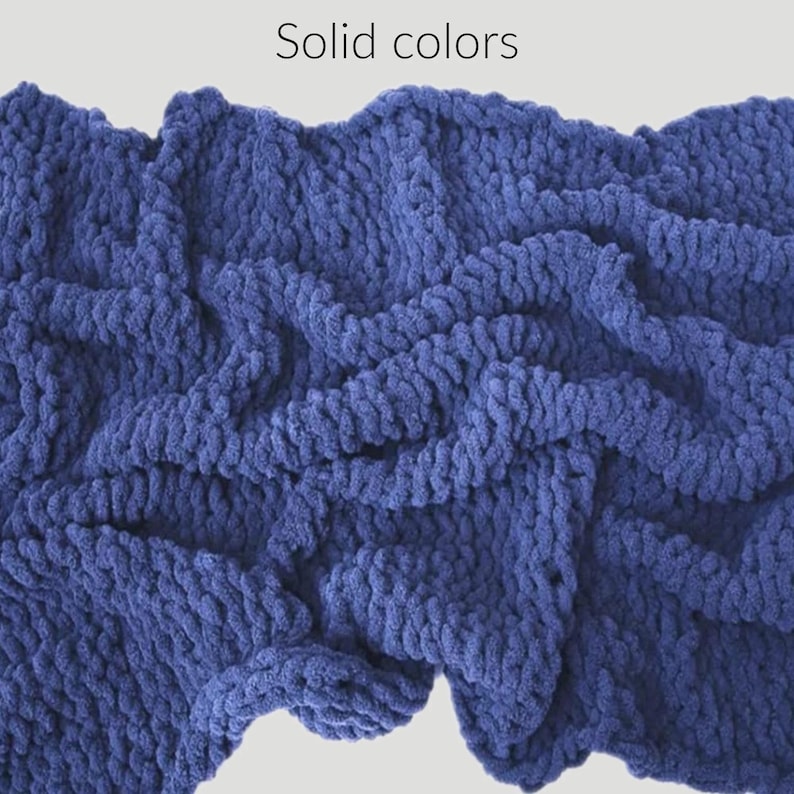 BoujeeBabeeCompany Chunky Chenille Knit Blanket - Thumbnail 5