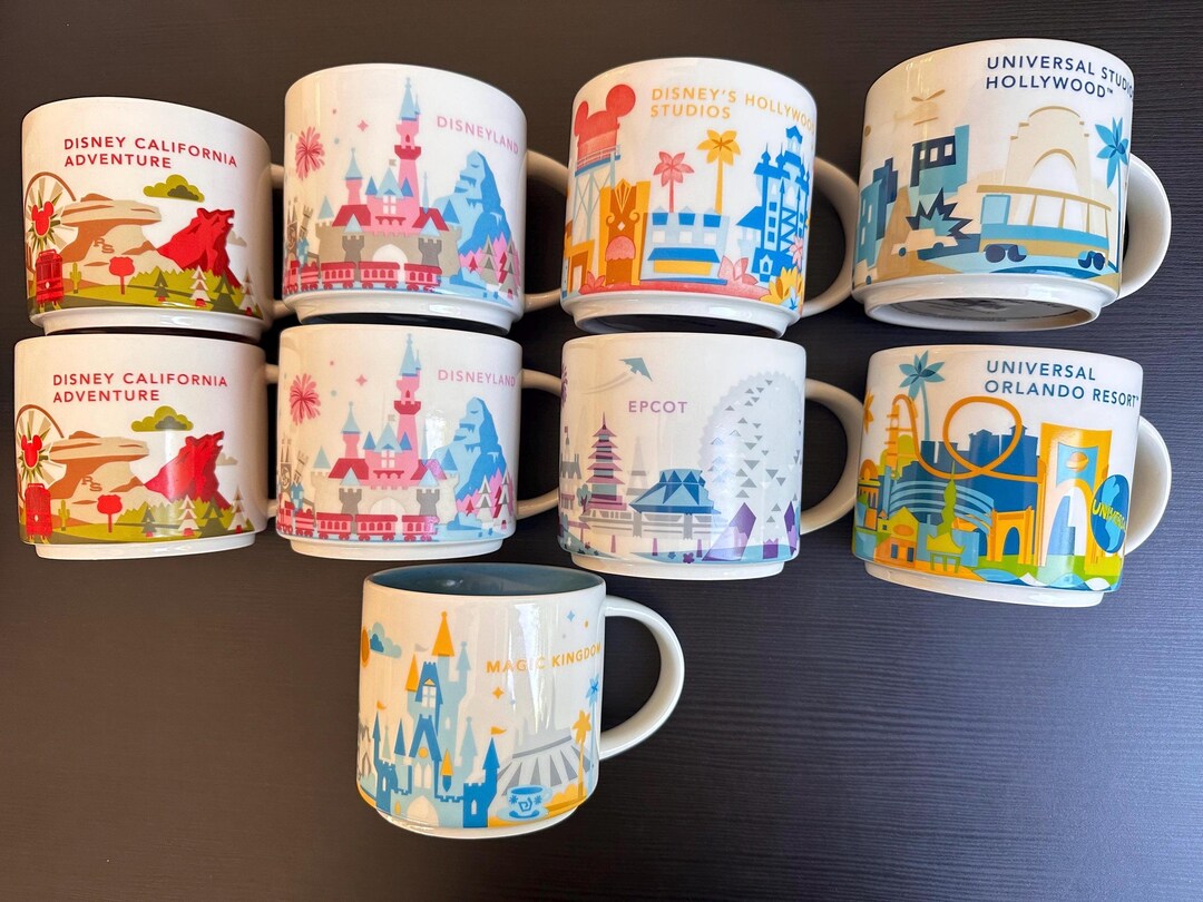 Starbucks Coffee Mug Disney California Adventure Disneyland Epcot 