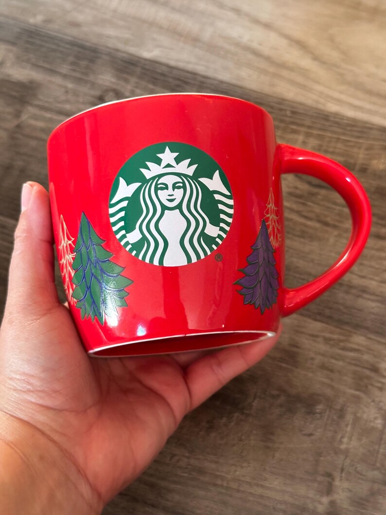Starbucks Red Holiday Trees Siren Mug Starbucks Coffee 2020 Christmas