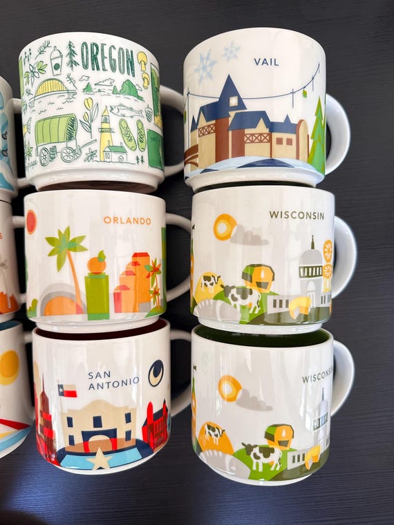 STARBUCKS YOU ARE HERE collection アラスカ Alaska Starbucks You Are Here Collectors Mug 14 Ounce