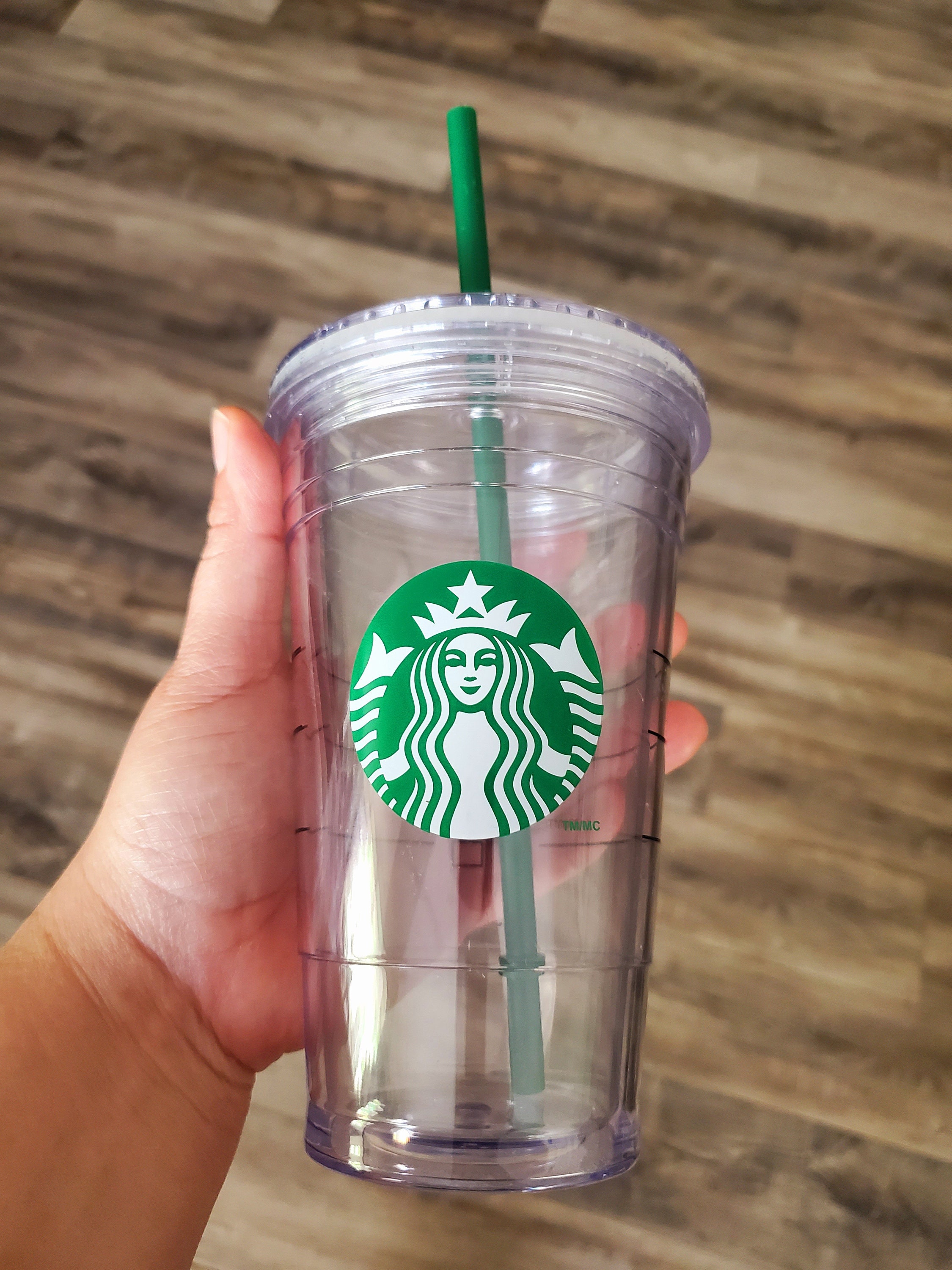 Starbucks clear glass tumbler