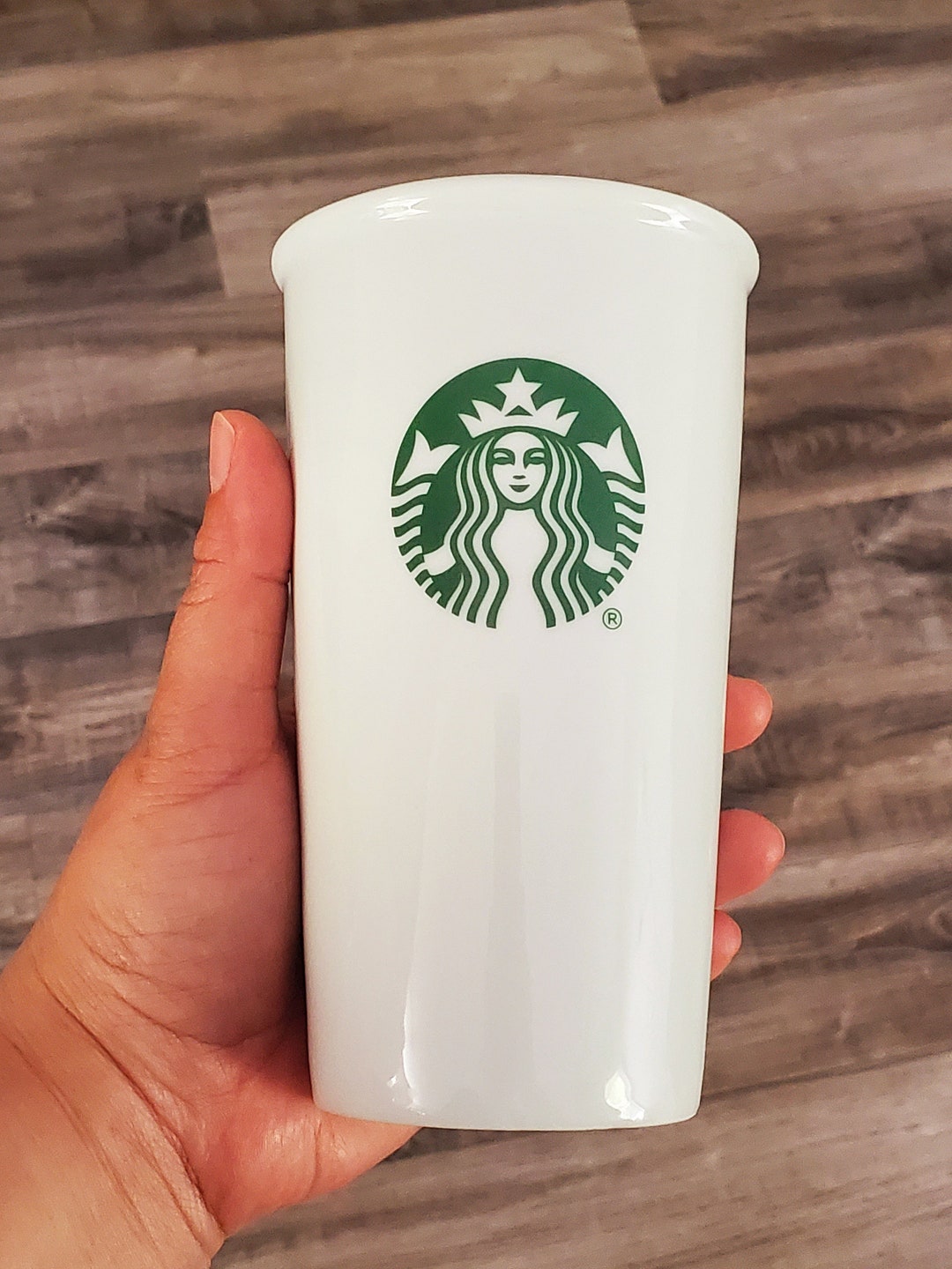 Starbucks Ceramic Travel Tumbler Coffee Mug 10 Oz to Go Cup Etsy